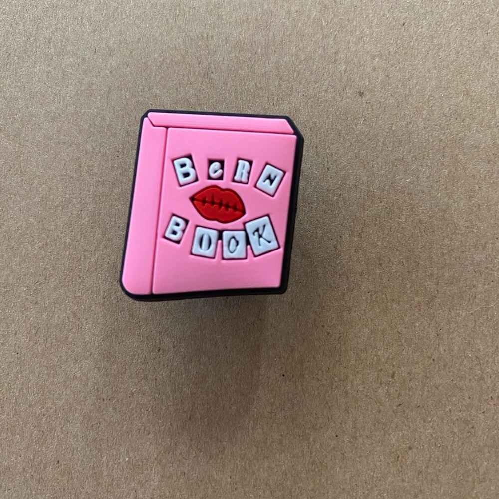 π6/$12π Burn Book Mean Girls Croc Charm